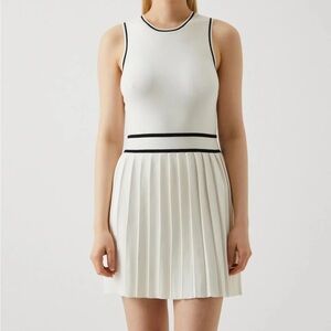Abercrombie & Fitch Knit Pleated Preppy Tennis Dress